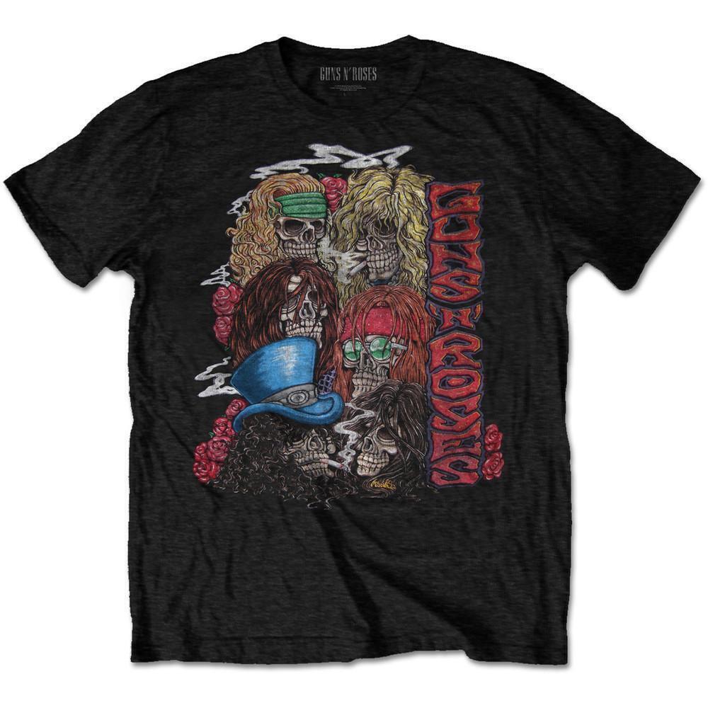Guns N Roses Unisex T Shirt Stacked Skulls